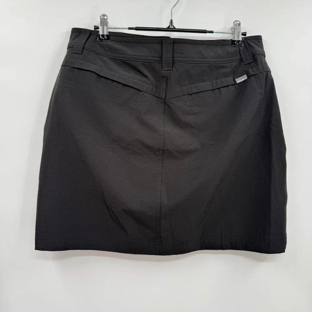 Eddie Bauer 6 Skort Women Black Performance Hiking Golf Athletic‎ Stretch Pocket